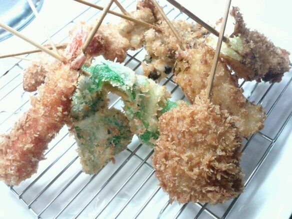 串揚げ　５本　盛り合わせ