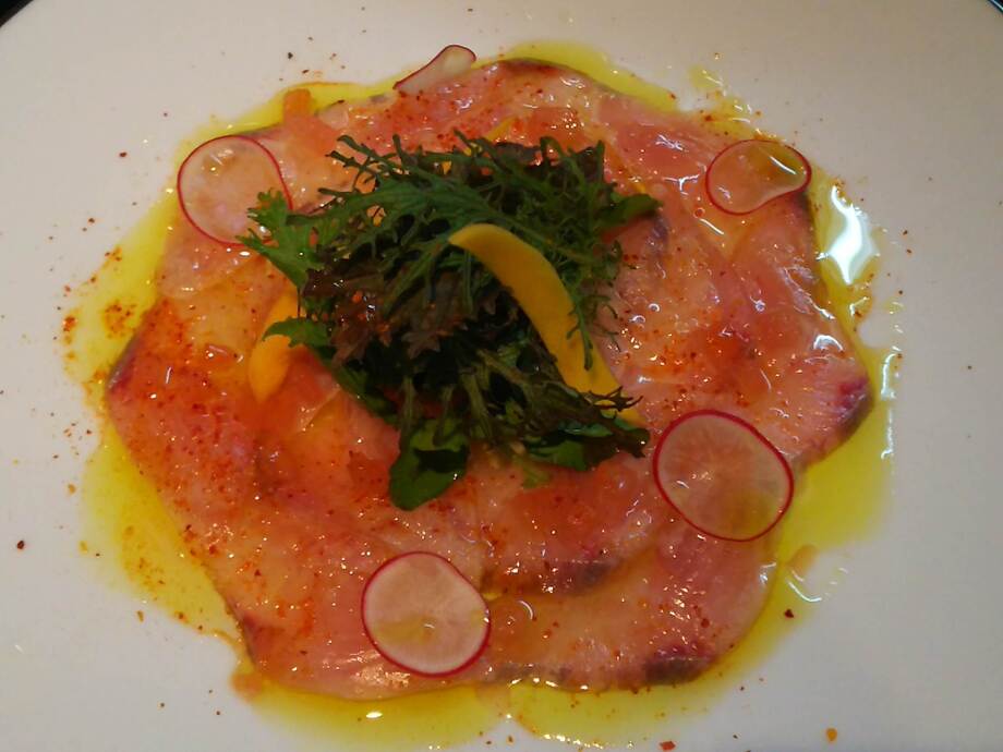 本日の鮮魚のカルパッチョ