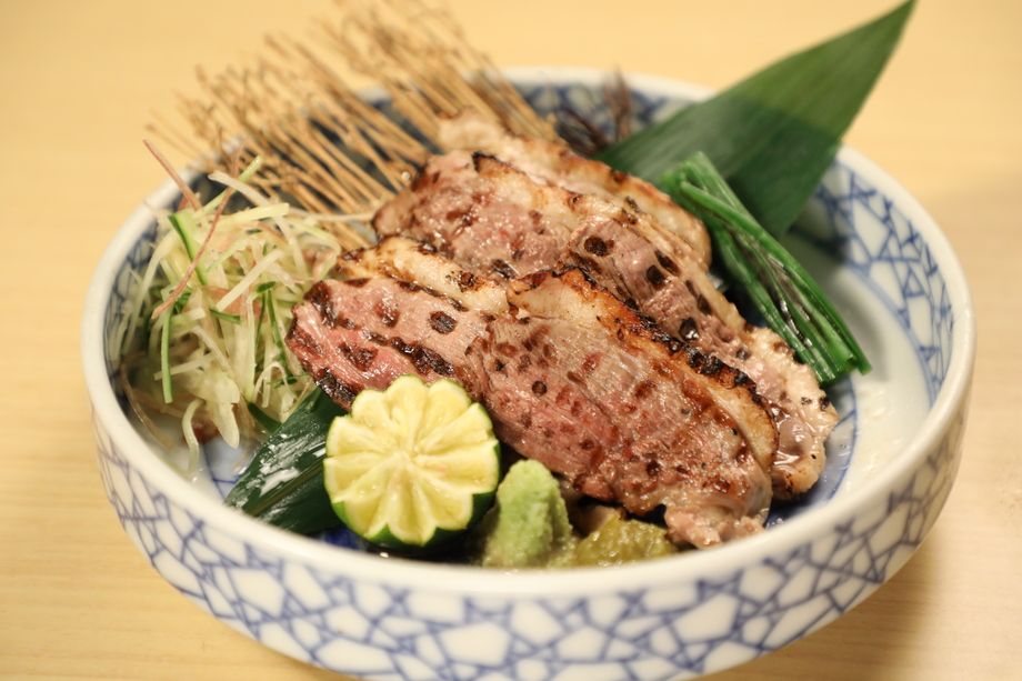 岩手がもの炙り焼き（1400円）