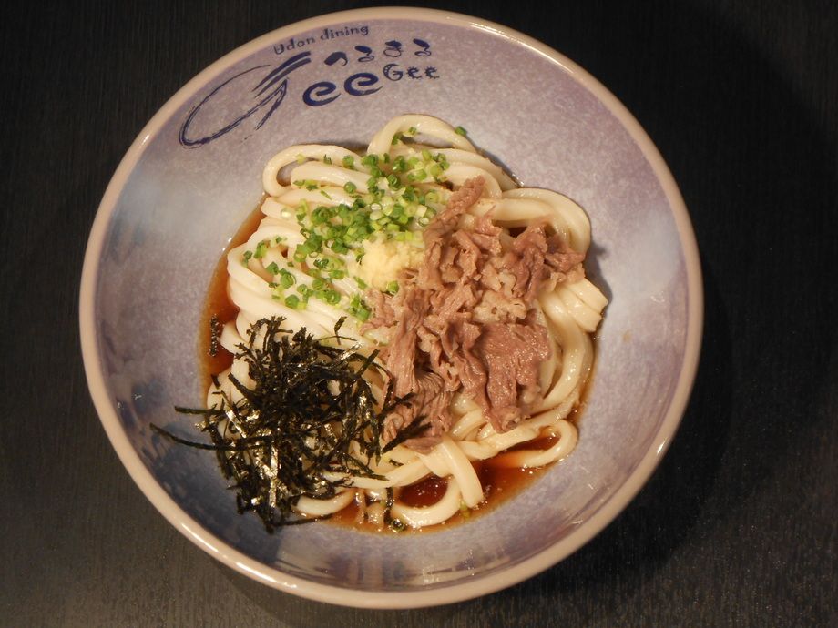 肉ぶっかけうどん