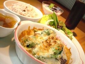 チーズ焼きハンバーグステーキ