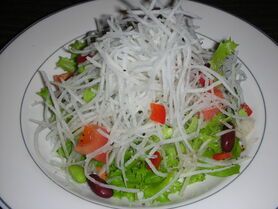 豆腐と大根のフレッシュサラダ