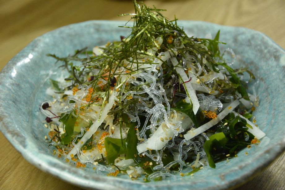 おじゃこと大根の海藻サラダ おじゃこと大根の海藻サラダ（580円）