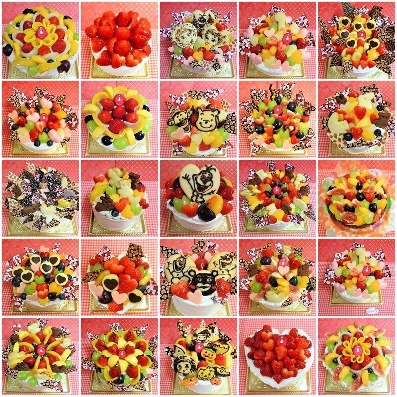 １０月にお作りしたホールデコレーションケーキ達♪(*^▽^*)