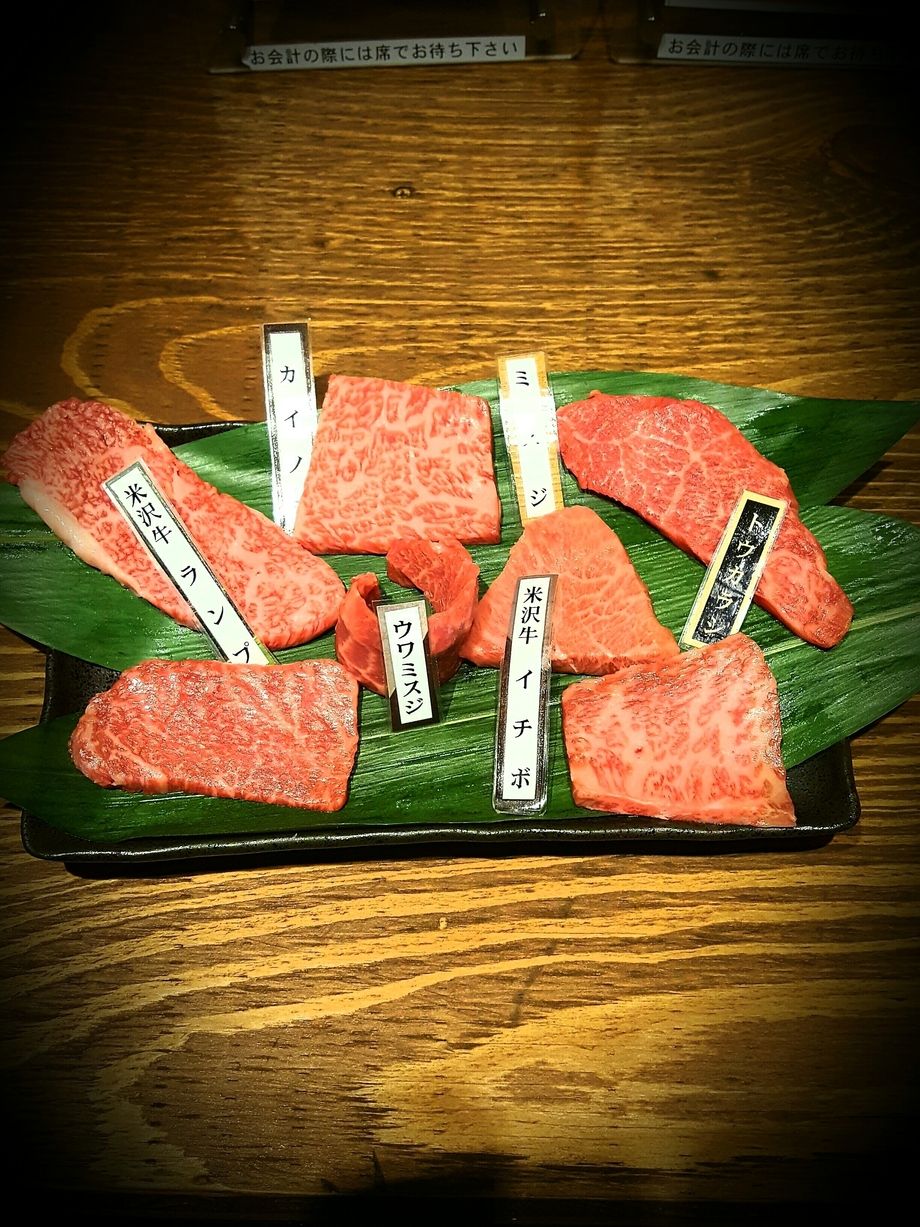 全てA5希少部位　全部食べてもこの値段（¥1800）