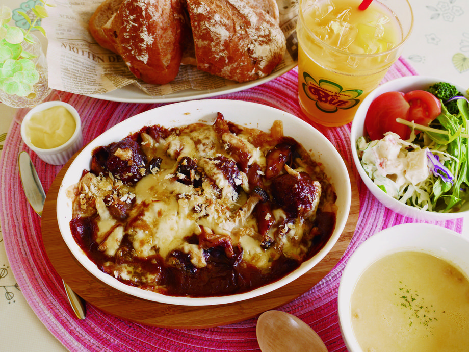 ハンバーグきのこグラタン（1320）