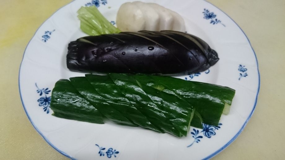 ぬか漬け三種盛り（580円）