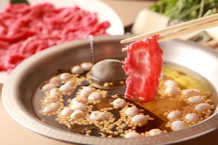 お茶しゃぶ　京都牛（1580円 （1706円））