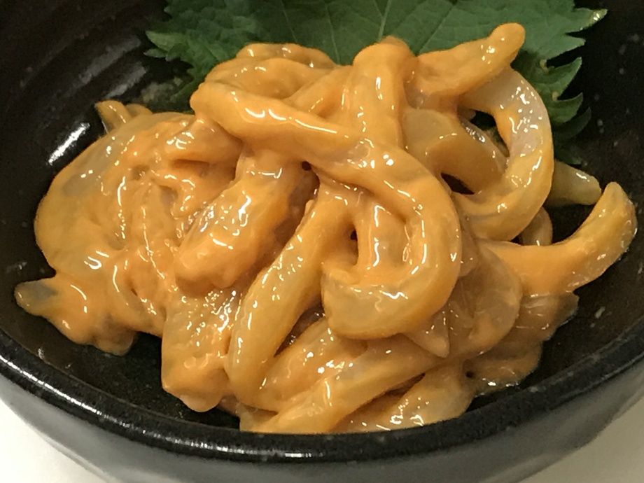 イカのウニ蟹味噌和え