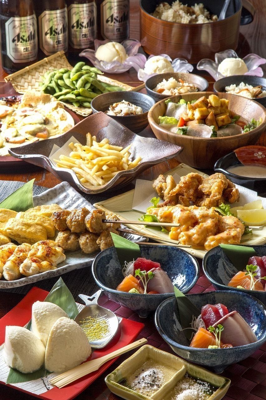 宴会コース『月の華 ～つきのはな～』（2,980円 (税込)）