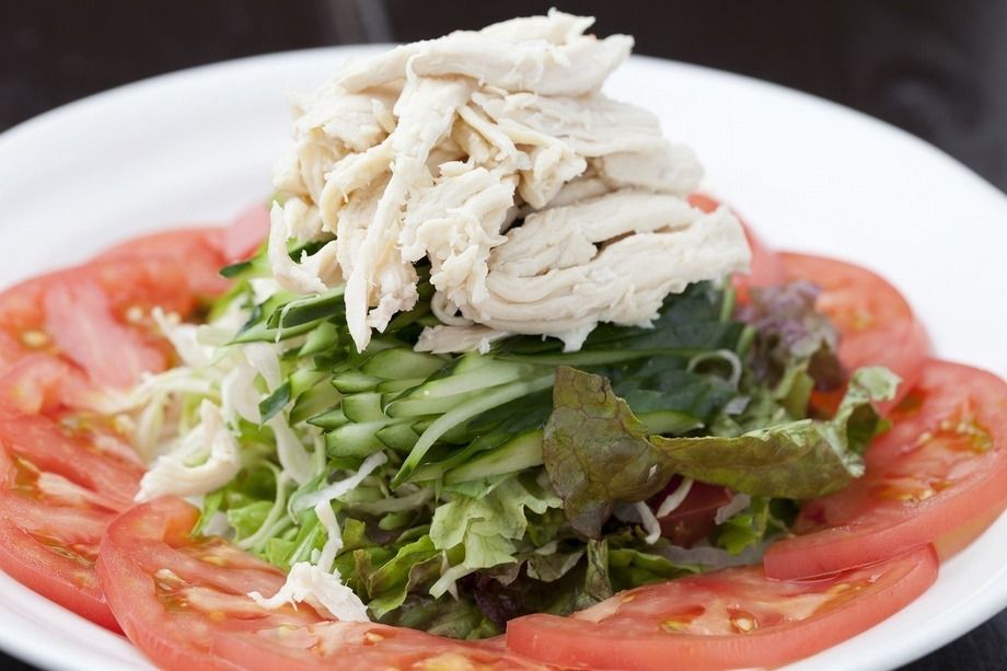 棒棒鶏サラダ仕立て（600円）