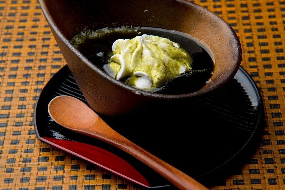 自家製 宇治抹茶ブリュレ（450円）