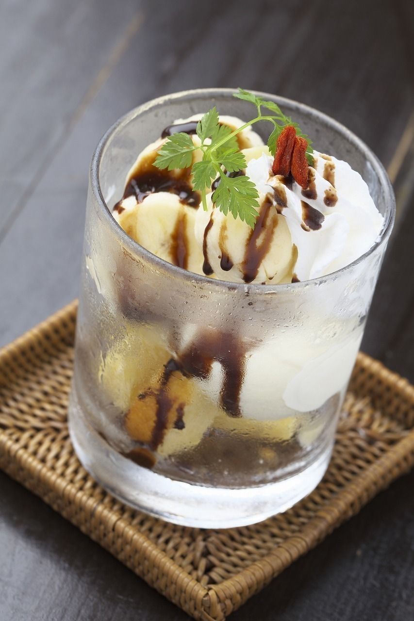 バナナチョコパフェ（480円）