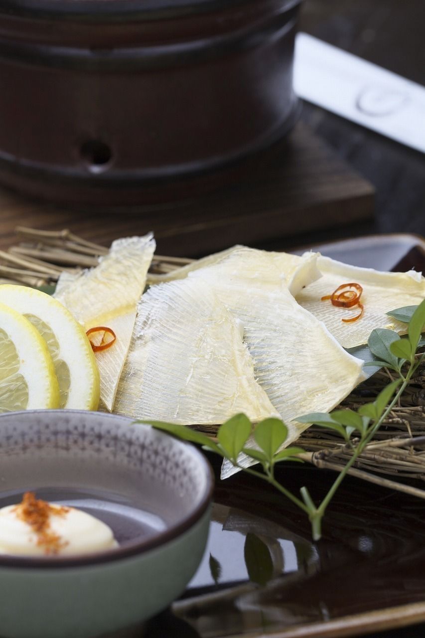 エイヒレの炙り焼き（650円）