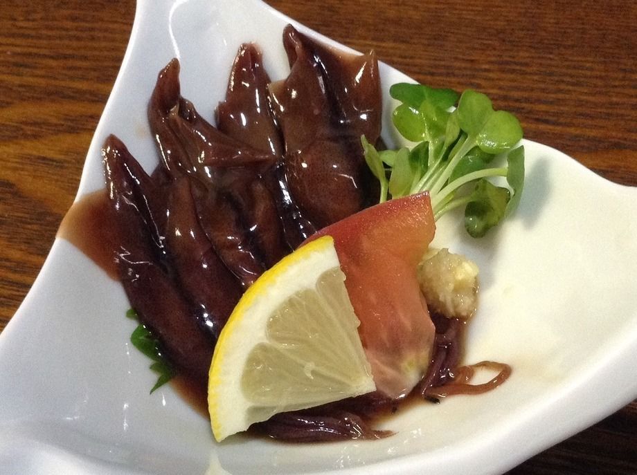 ホタルイカの沖漬け（490円）