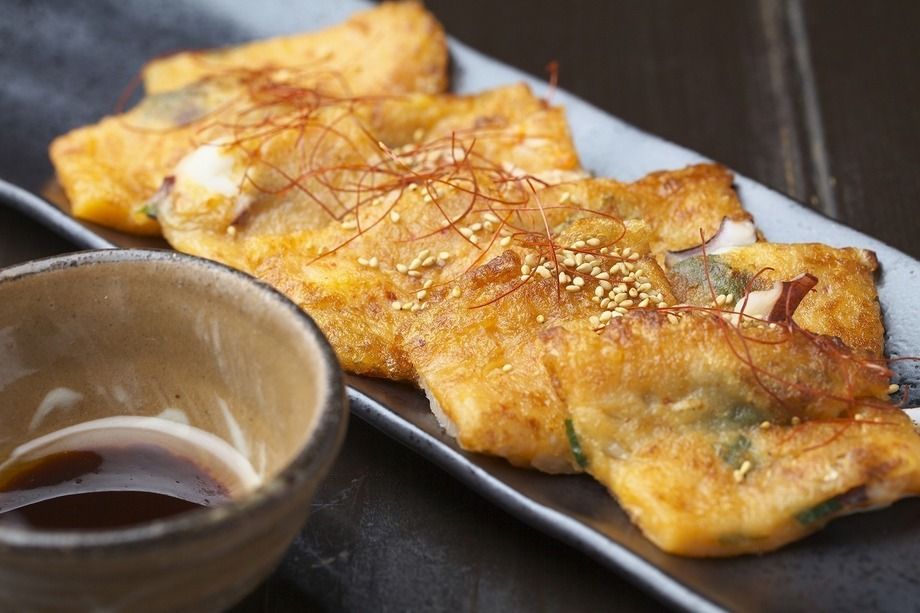 さきいか入り韓国風チヂミ（650円）