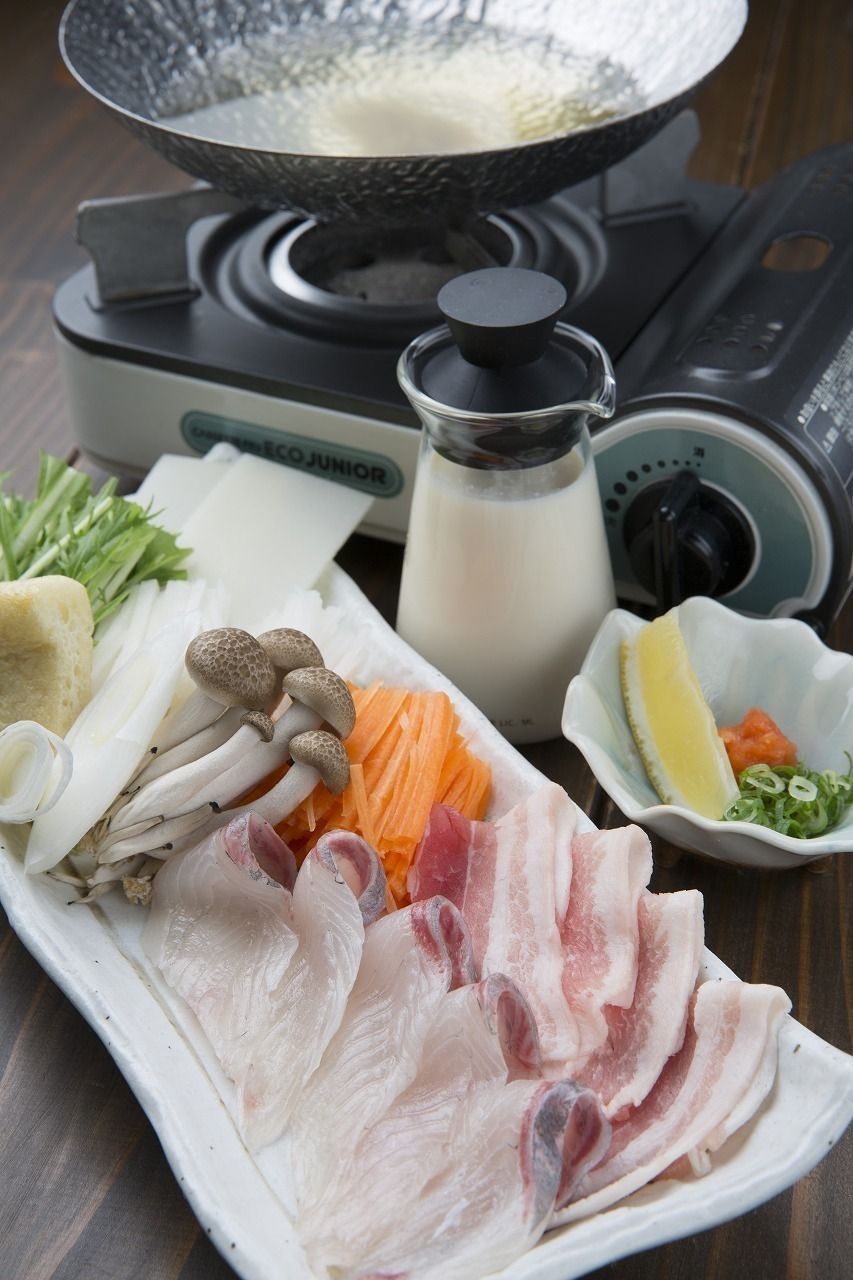 豆水 ブリしゃぶ小鍋（1,080円）