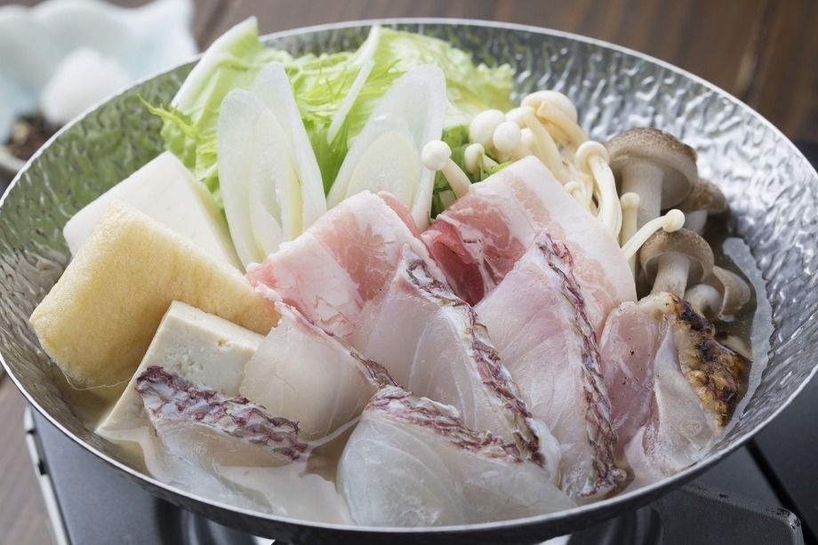 鯛の柚子小鍋（980円）