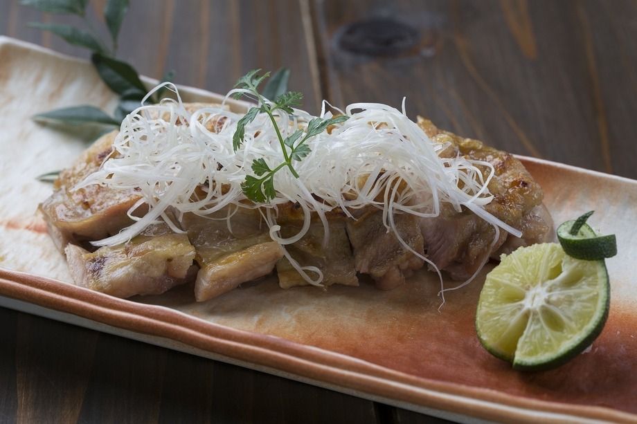 紀州梅鶏の柚子胡椒焼き（700円）