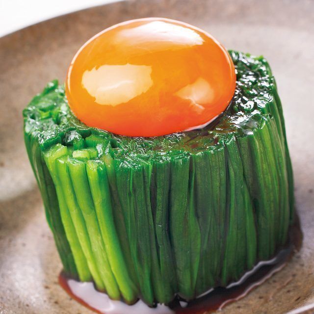 ニラ釜玉（480円）