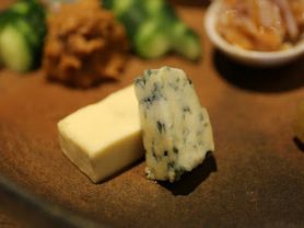 チーズのみそ漬け(クリームチーズ、ブルーチーズ)