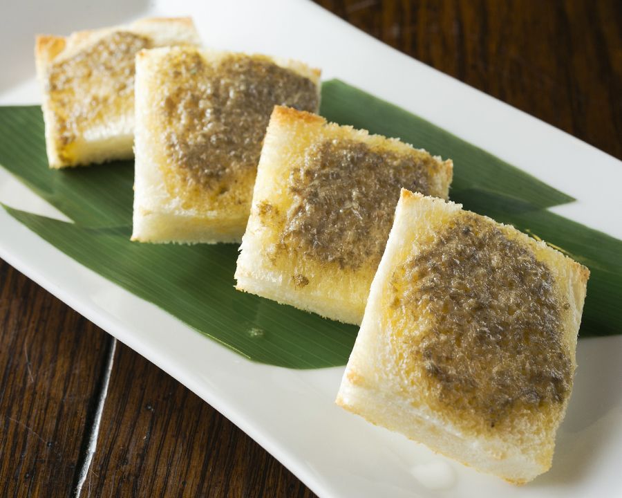 蟹みそトースト（ー）