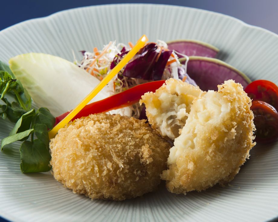 いぶりがっこのコロッケ