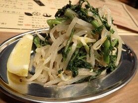 もやしとクレソンのナムル