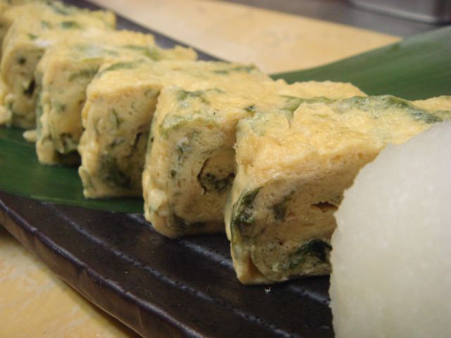 千葉 紅孔雀卵のだし巻き玉子（480円）