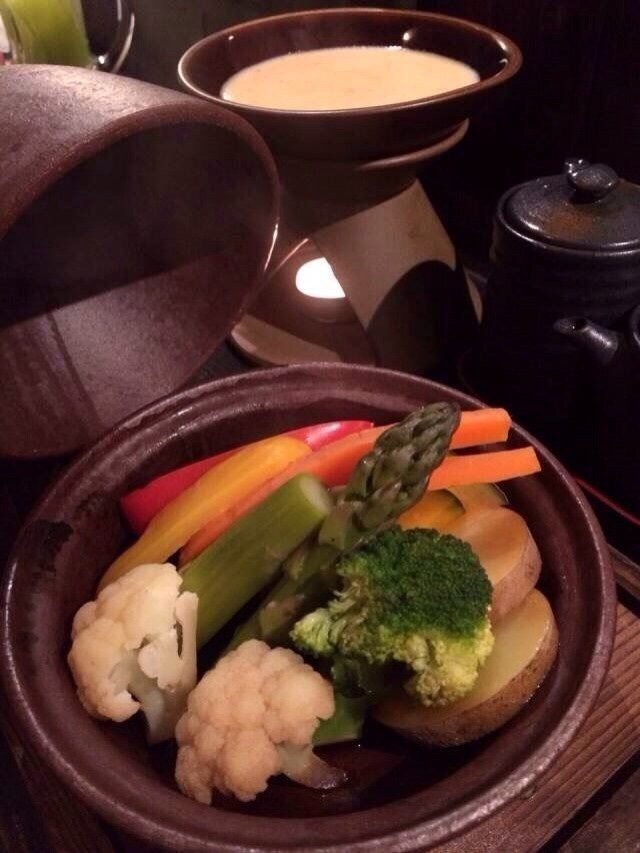 どんちゃんファームのほくほく温野菜 アリゴソース（980円）