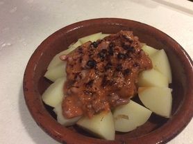 ジャガ芋 塩辛のっけ