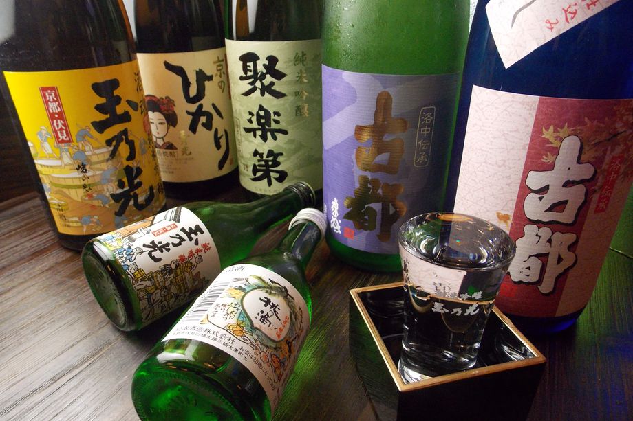 京の日本酒　各種（500円 〜）