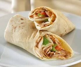 Bセット　チキン・ドネルケバブのトルティーヤロール