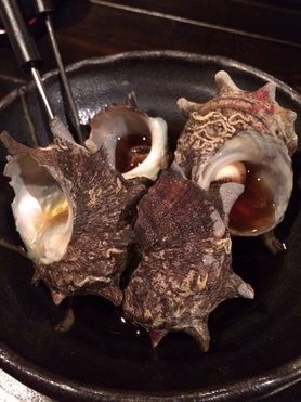 姫サザエの酒蒸（日替わりメニュー）