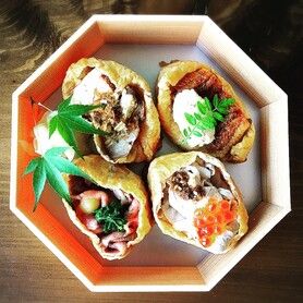 鰻とクリームチーズいなり