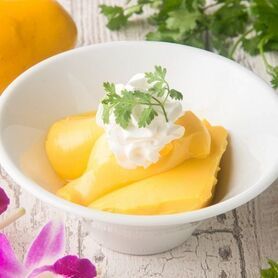 マンゴープリンアラモード