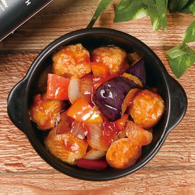 ごろごろ肉だんごのラタトゥイユ