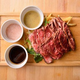 牛ハラミ肉のグリル