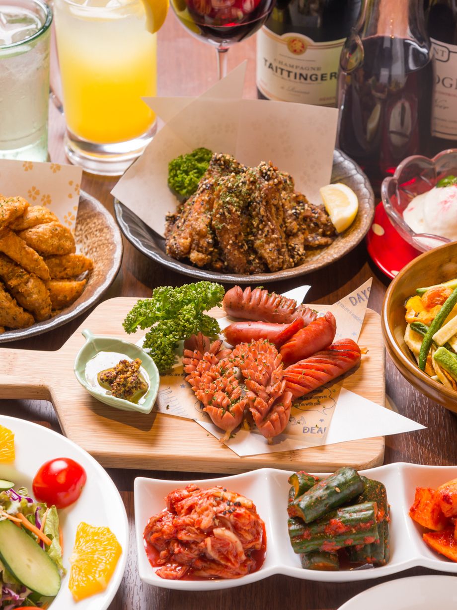 【宴会用AKANEIROコース】2時間飲み放題付き《全6品》2980円　飲み会・女子会・二次会