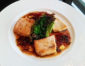 メカジキのソテー　トーチソース