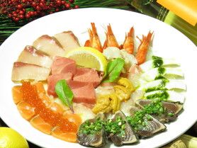 海の幸のカルパッチョ盛り合わせ