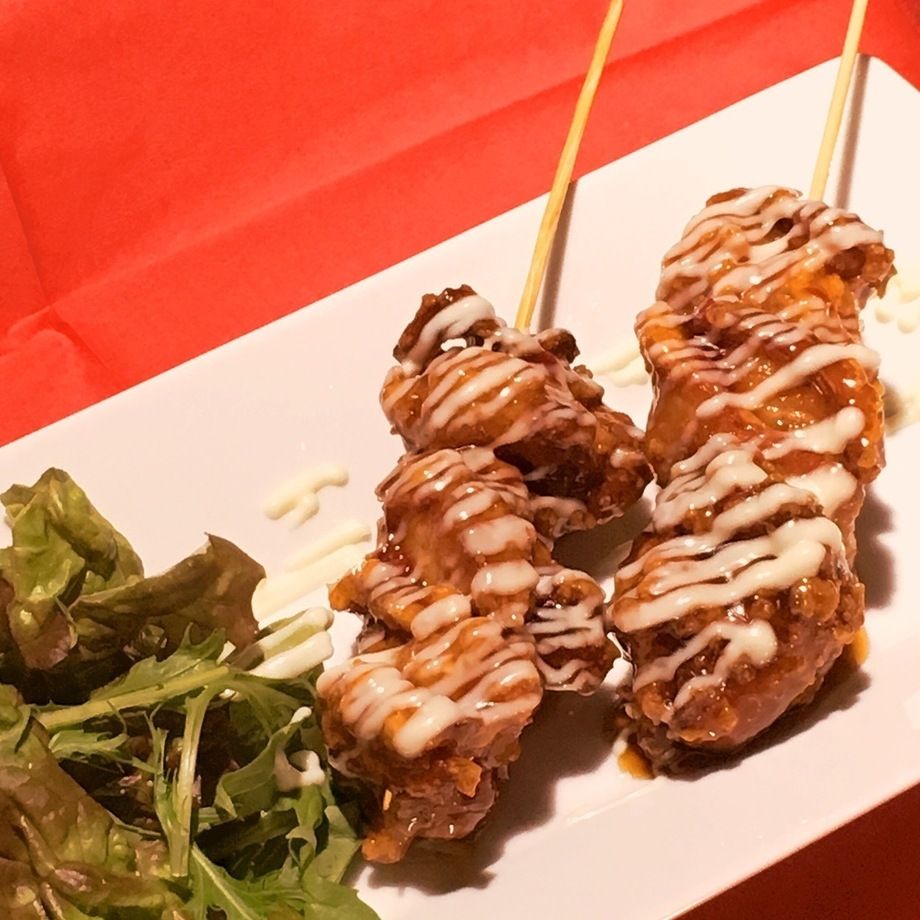 若鶏の甘辛唐揚げ 