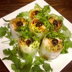 パクチーの北京ダック風まき