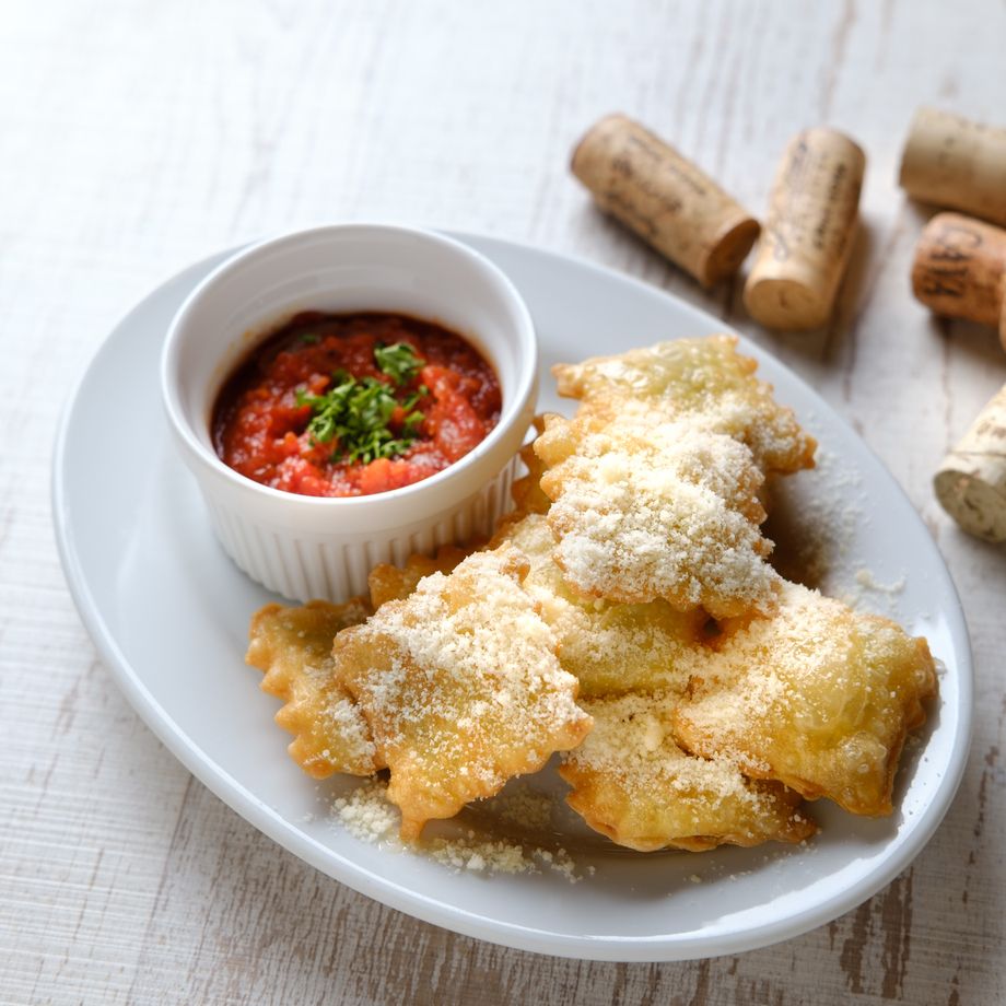 おつまみラビオリフライ（580円）