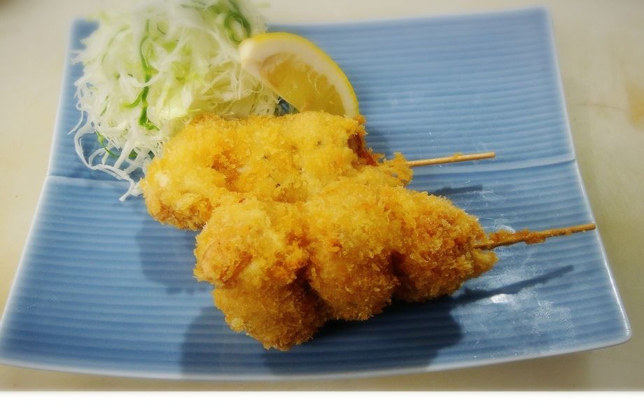 仙台油麩の串カツ