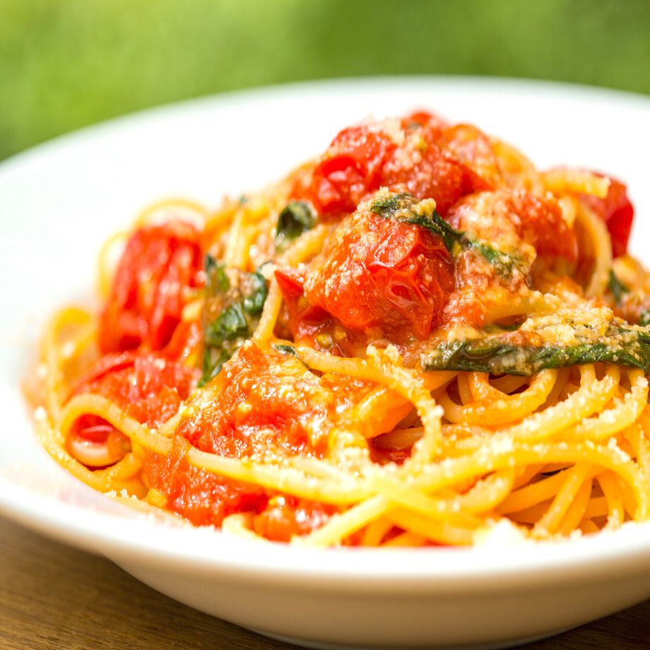 有機トマトとバジリコのポモドーロ（1100円）