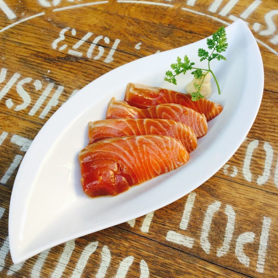 自家製！サーモンの漬け（620）