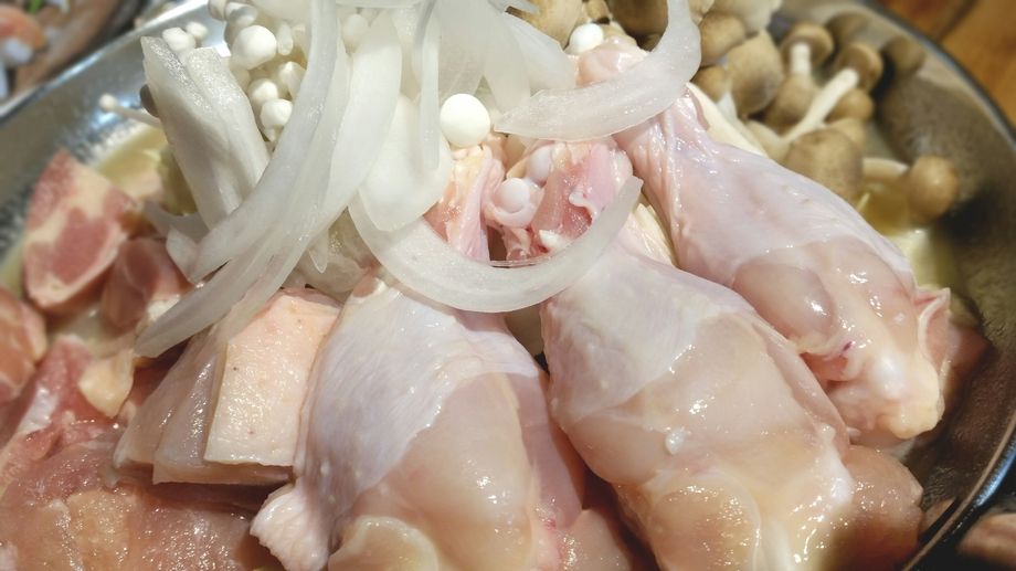 若鶏コース　飲み放題付き