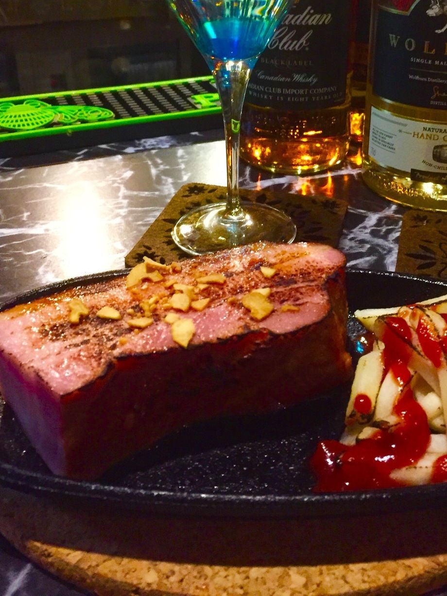 厚切りベーコンソテー