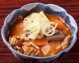 名物！★辛味噌★もつ煮込み豆腐